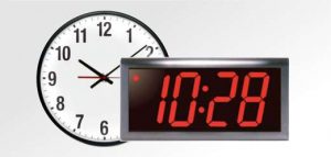 NTP Analog and Digital Wall Clocks