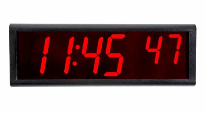 6-Digit PoE NTP IP Network Clock