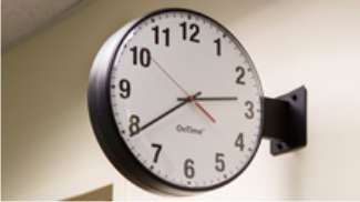 Double-Sided NTP-Synchronized Wall Clock