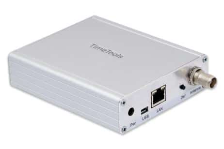 TimeTools TA110 Compact GPS NTP Time Server - Rear